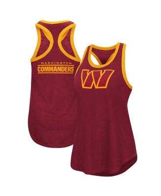 G-III 4Her by Carl Banks - Women's  Burgundy Washington Commanders Tater Tank Top