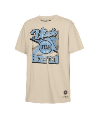 Mitchell & Ness - Big Boys and Girls Natural NHL Utah Off The Grid T-Shirt