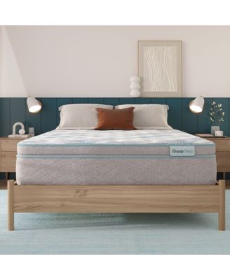 Beautyrest - Bashful Lullaby 14.25" Ultra Plush Pillow Top Mattress Set - Full