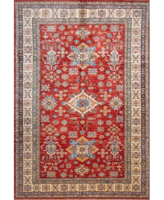 Bashian - One of a Kind Fine Kazak 640371 6'8''x9'7'' Area Rug
