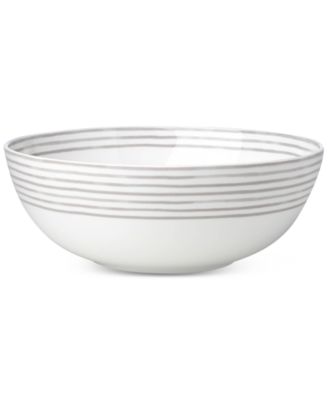 kate spade new york - Charlotte Street Grey Serving Bowl