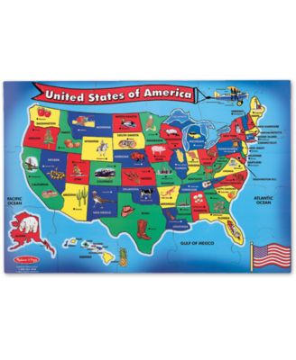 Melissa and Doug - Toy, U.S.A. Map Floor (51 pc)