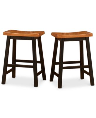 Noble House - Chermin Stool Set Of 2, Quick Ship