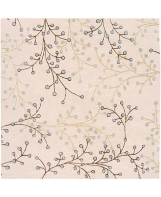 Livabliss - Athena ATH-5008 Taupe 8' Square Area Rug