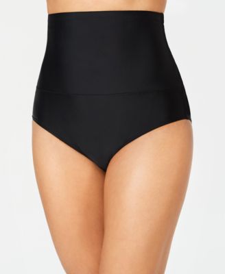 Island Escape - High-Waist Control-Top Bikini Bottom