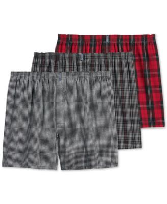 Jockey - Men's 3-Pk. Woven Boxers