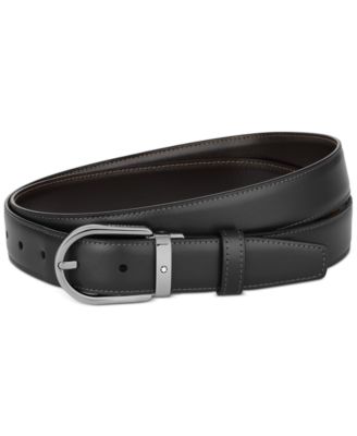 Montblanc - Horseshoe Reversible Leather Belt