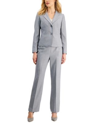 Le Suit - Women's Notch-Collar Pantsuit
