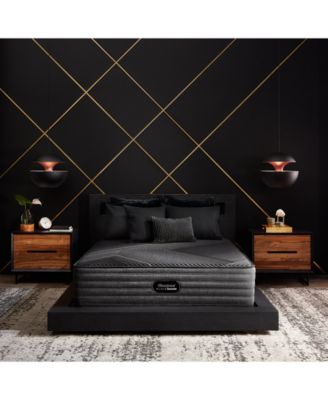 Beautyrest - Black&reg; Hybrid KX-Class 15" Plush Mattress Set- King