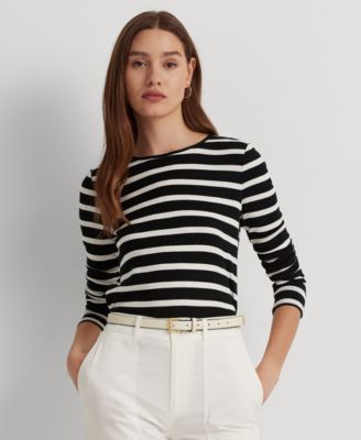 Lauren Ralph Lauren - Long-Sleeve Stretch T-Shirt
