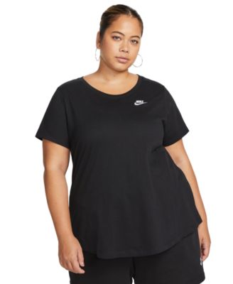Nike - Plus Size Active Sportswear Club Essentials Short-Sleeve T-Shirt