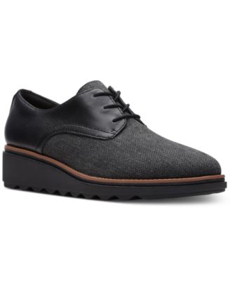 Clarks - Women's Sharon Rae Lace-Up Wedge Shoes
