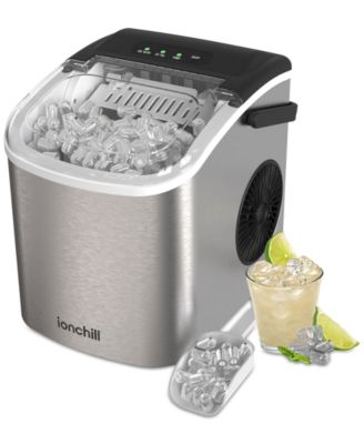 Tzumi - ionchill QuickCube Bullet Portable Countertop Ice Maker