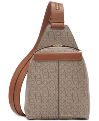 Calvin Klein - Millie Monogram Medium Sling Bag