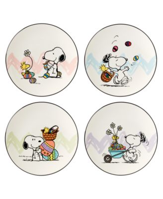 Lenox - Peanuts Easter Accent Plates, Set of 4