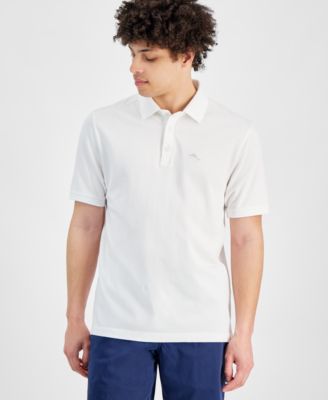 Tommy Bahama - Men's Lookout Washed Solid Short-Sleeve Polo Shirt