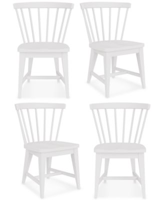 Furniture - Catriona 4 Pc. Wood Side Chair Set
