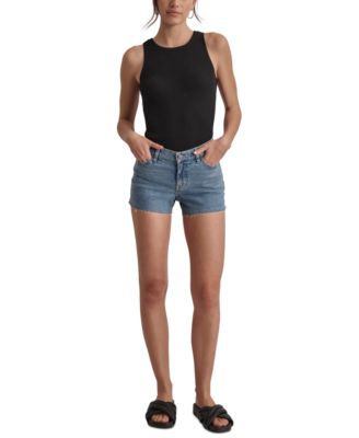 DKNY Jeans - Women's Mid-Rise Split-Side Denim Shorts