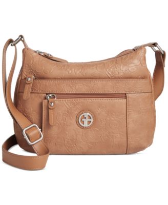 Giani Bernini - Faux Leather Tooling Hobo