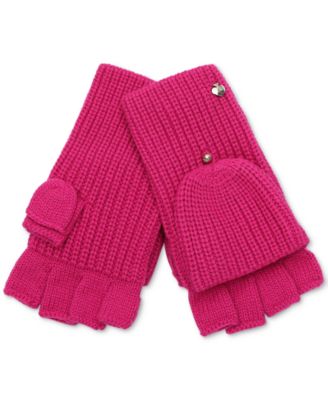 kate spade new york - Women's Spade Logo Pop-Top Gloves