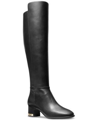 Michael Kors - Women's June Leather Knee High Riding Boots
