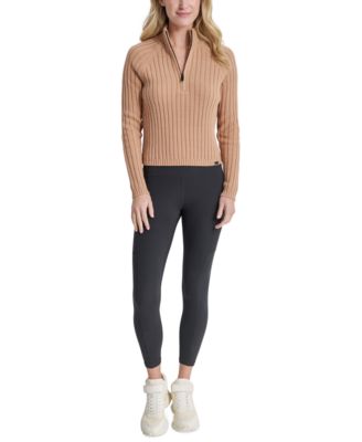DKNY - Women's Half-Zip Mock Neck Top