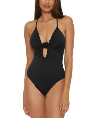 Becca - Women's Plunge-Neck One-Piece Swimsuit