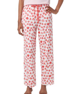 Hue - Women's Heart Strawberries Drawstring Pajama Pants