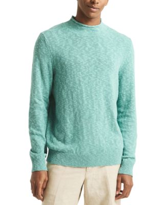 Nautica - Men's Slub Linen Crewneck Sweater