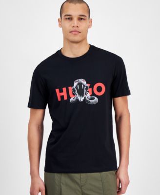 Hugo Boss - Men's Deyladec Short Sleeve Crewneck Logo Graphic T-Shirt