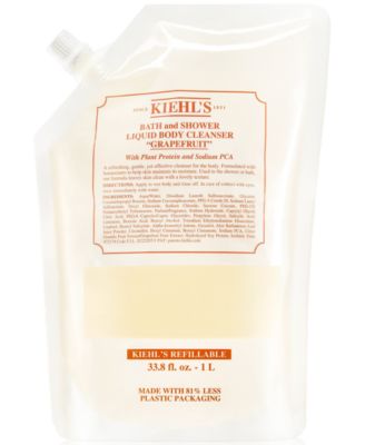 Kiehl's Since 1851 - Grapefruit Bath & Shower Liquid Body Cleanser Refill Pouch, 33.8 oz.