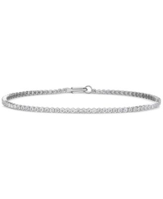 Macy's - Diamond Skinny Tennis Bracelet (1-1/4 ct. t.w.) in 14k Gold