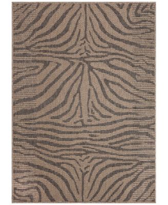 Liora Manne' - Monaco Zebra 3'3"x4'11" Area Rug