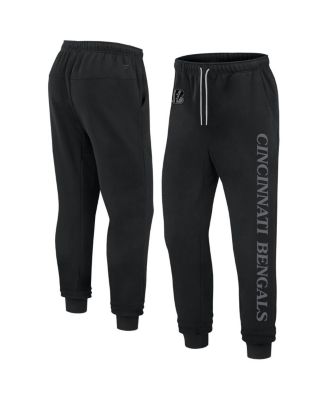 Fanatics - Men's and Women's Black Cincinnati Bengals Elements Phenom Fleece Jogger Pants