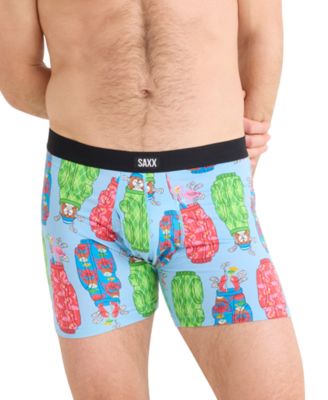 SAXX - Men's Daytripper Relaxed-Fit Moisture-Wicking Printed Boxer Briefs