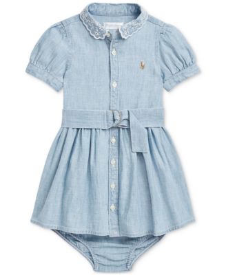 Polo Ralph Lauren - Baby Belted Chambray Shirtdress