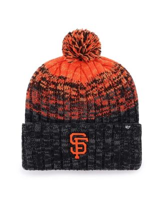 '47 Brand - Men's Black San Francisco Giants Cascade Cuffed Knit Hat with Pom