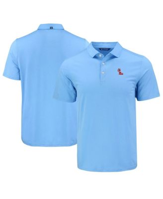 Cutter & Buck - Men's Powder Blue Ole Miss Rebels Coastline Epic Comfort Eco Polo