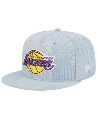 New Era - Men's Denim Los Angeles Lakers Injection Denim Patchwork 9FIFTY Snapback Hat