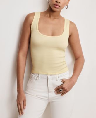 Good American - Women's Micro-Rib Tank Top