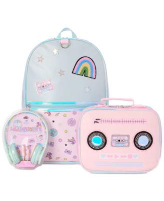 InMocean - Big Girls Music Backpack, Lunch Bag & Headphone Set