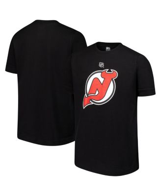 Outerstuff - Big Boys and Girls Black New Jersey Devils Primary Logo T-Shirt