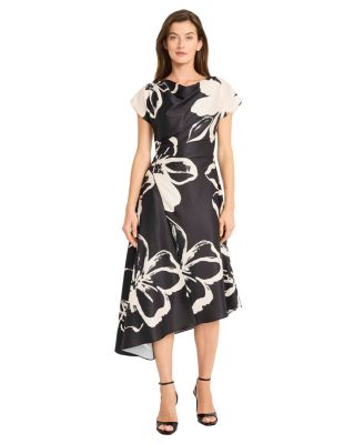 Maggy London - Women's Short-Sleeve Fit & Flare Dress