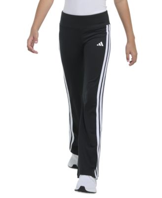 adidas - Big Girls 3-Stripes Flare-Leg Pants