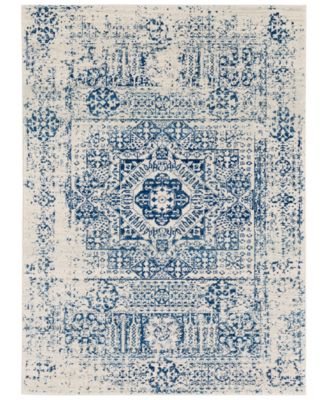Livabliss - Harput HAP-1025 Dark Blue 5'3" x 7'3" Area Rug