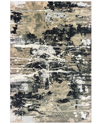 Oriental Weavers - Bowen 109E2 Black/Gold 7'10" x 10'10" Area Rug