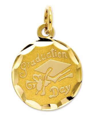 Macy's - 14k Gold Charm, Graduation Cap Charm