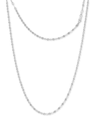 Macy's - Disco Link 18" Chain Necklace in Sterling Silver