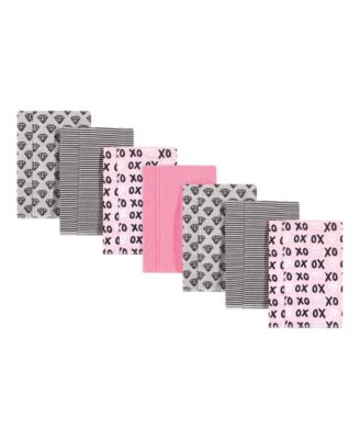 Hudson Baby - - Baby Boys and Girls Cotton Flannel Burp Cloths Set