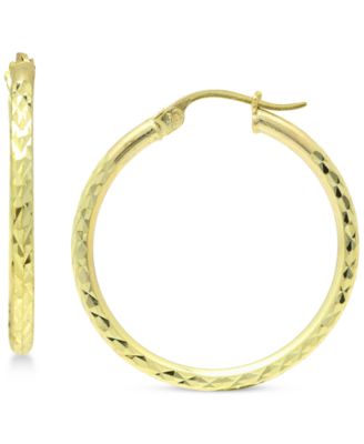 Giani Bernini - Medium Hoop Earrings in 18k Gold-Plated Sterling Silver or Sterling Silver